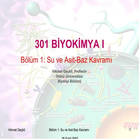 Biyokimya: Asit baz kavramı