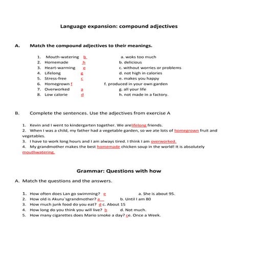 Ask about lifestyles