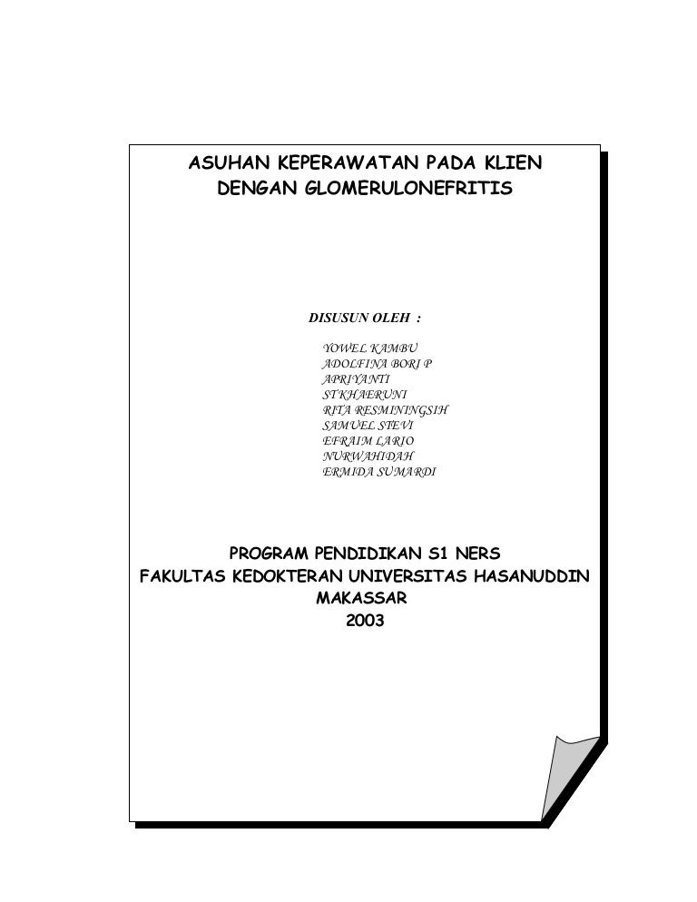 Askep Glomerulonefritis