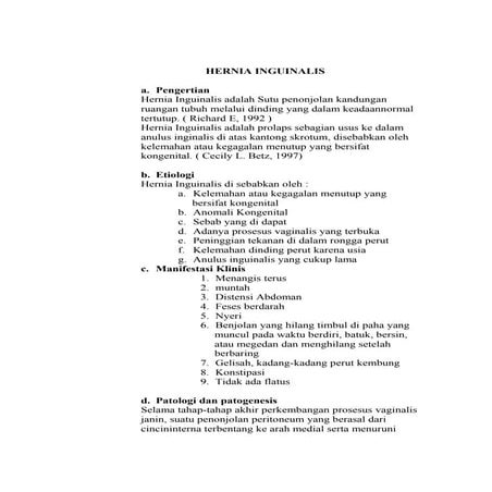 Askep hernia inguinalis