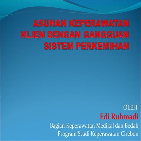 Askep Gangguan Perkemihan