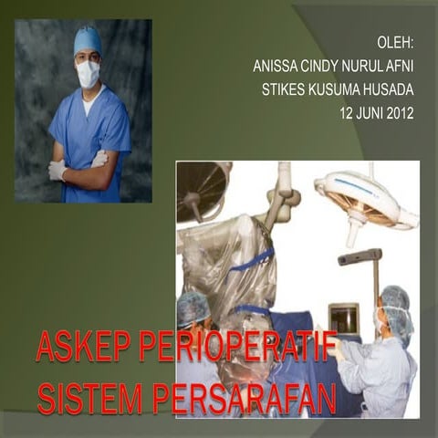Askep Pre - Post Operasi Sistm Saraf