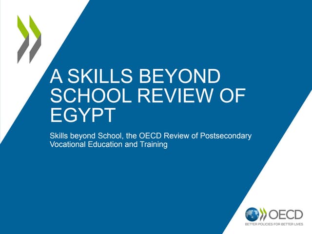 A Skills Beyond School Review of Egypt 