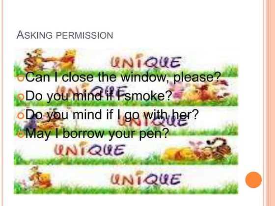 Asking for permission and Making a Request ESL | PPT