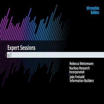 Internet of Things (IoT) Expert Session Webinar