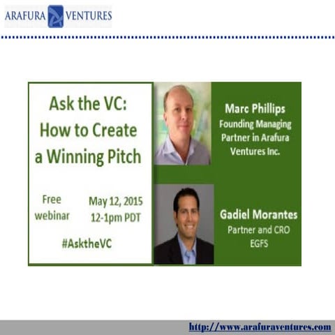 Ask the VC: How to Create a Winning Pitch Deck