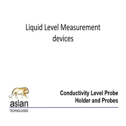 Aslan liquid level sensor technology