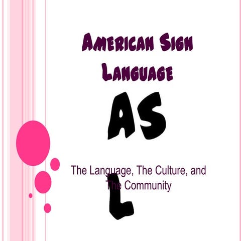 Asl final project | PPSX