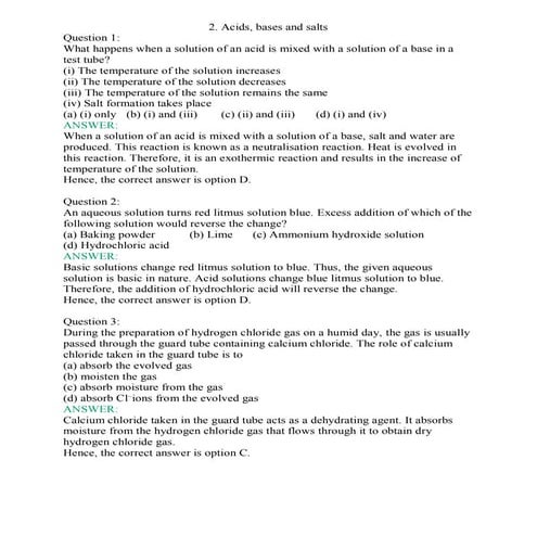 Acids bases salts for class 7 cbse | DOCX
