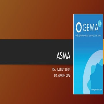 Fisiopatología del asma bronquial en adultos. | PPTX