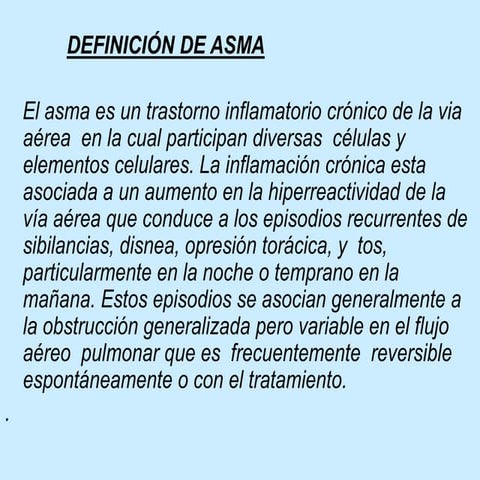 Asma en pediatría | PPT