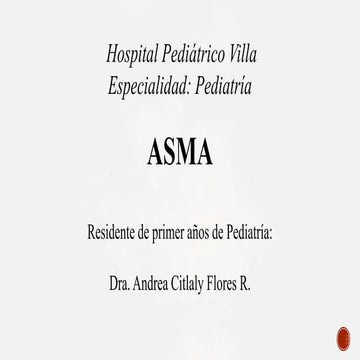ASMA MIA 2.0 2025 DIAGNÓSTICO Y TRATAMIENTO | PDF