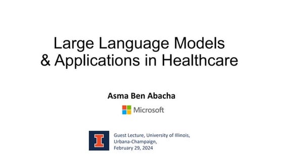 Large Language Models and Applications in Healthcare