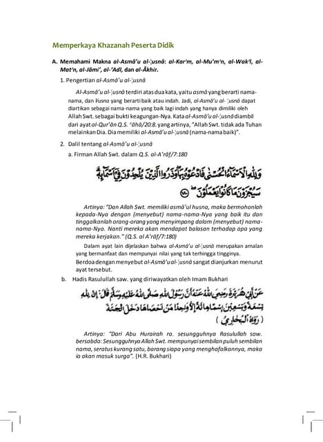 Tuhan Memiliki Sifat Al Karim Yang Berarti Bahwa Allah Ditinggikan Asmaul Husna