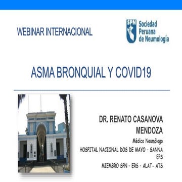 Asma y COVID19 DR. Casanova. 