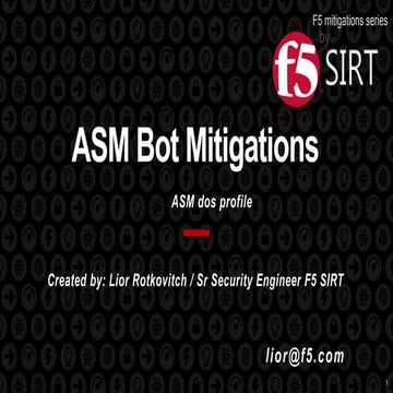 Asm bot mitigations v3 final- lior rotkovitch