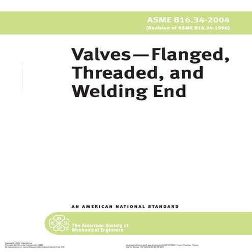ASME-B16.34,PDF for the purpose of learning