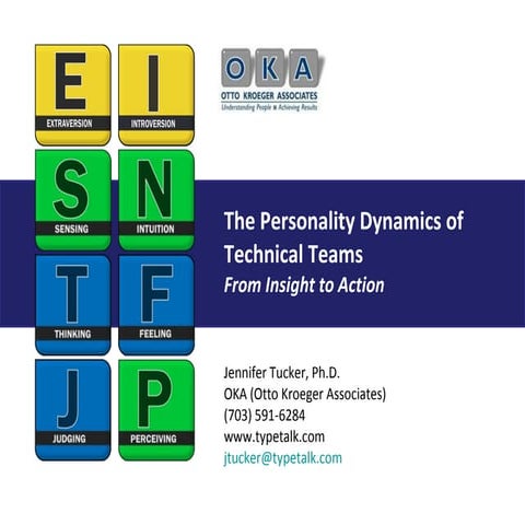 The Personality Dynamics of Technical Teams