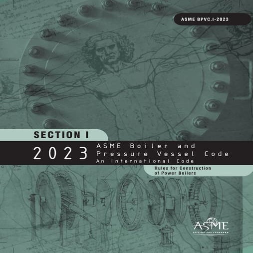 ASME BPVC 2023 Section I para leer y entender