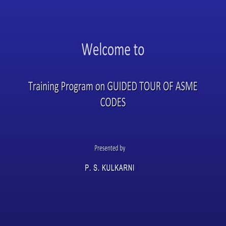 ASME Codes ...................................................................