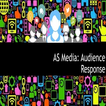 ASY1 Media Studies Audience Response