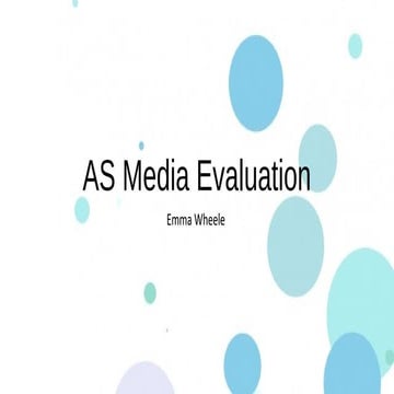 As media evaluation