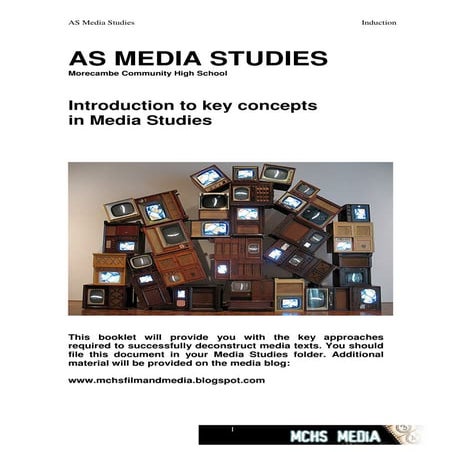 As media induction booklet