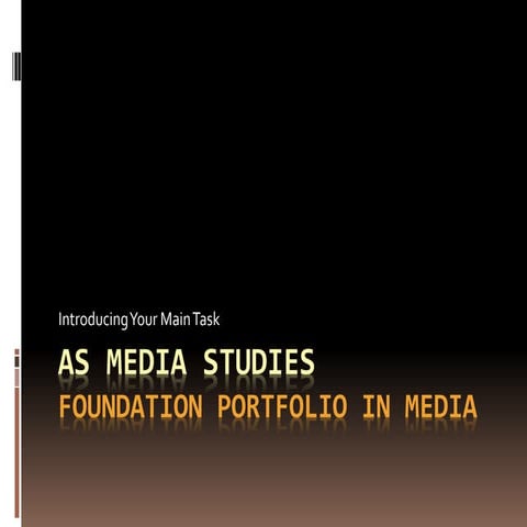AS Media foundation portfolio - final project - 2014 - edit