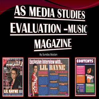 AS Media Studies - Music Magazine E...