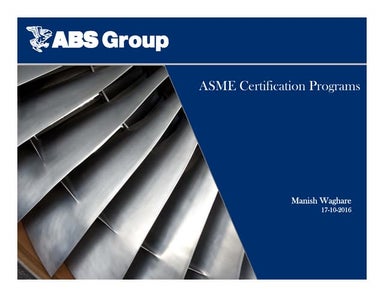 ASME Accreditation Programs