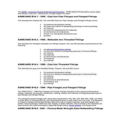 Asme pipe fiting