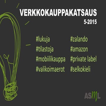 Asml verkkokauppakatsaus 5-2015