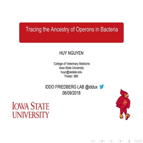 Tracing the Ancestry of Genomes in Bacteria