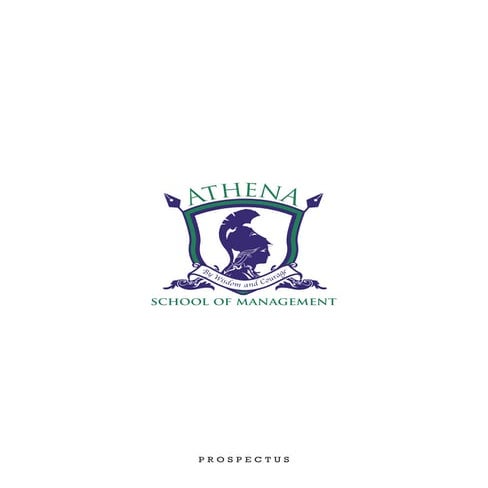 Prospectus - Athena School of Management