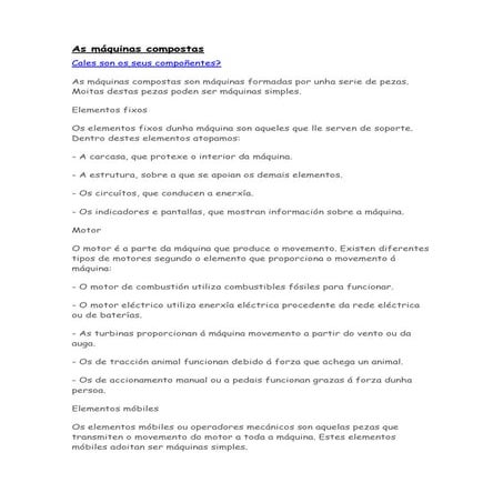 As máquinas compostas