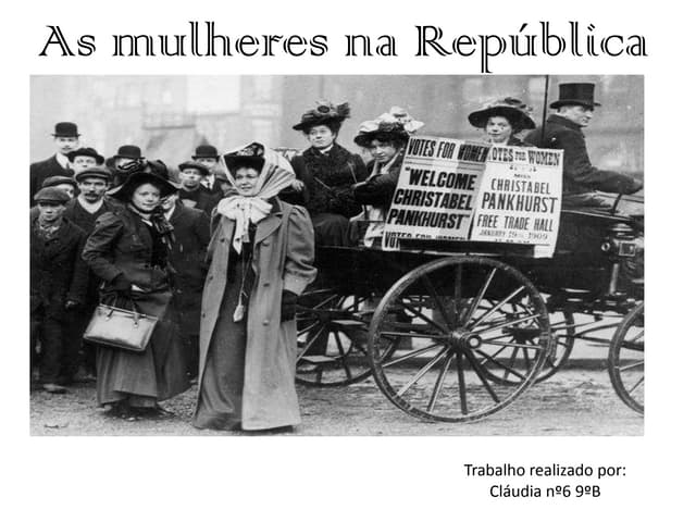 As mulheres na República 