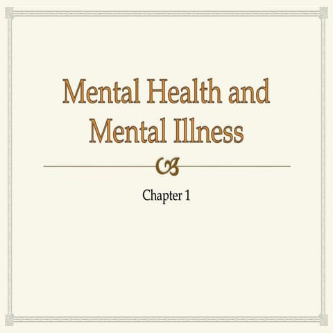 ASN 215: Mental Health/Mental Illness