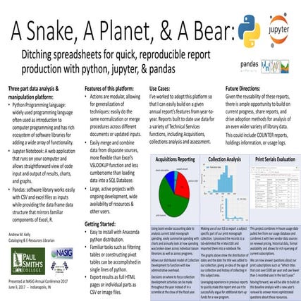 A snake, a planet, and a bear ditching spreadsheets for quick, reproducible r...