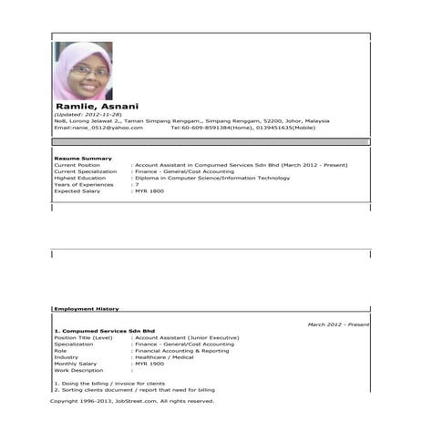 Asnani ramlie