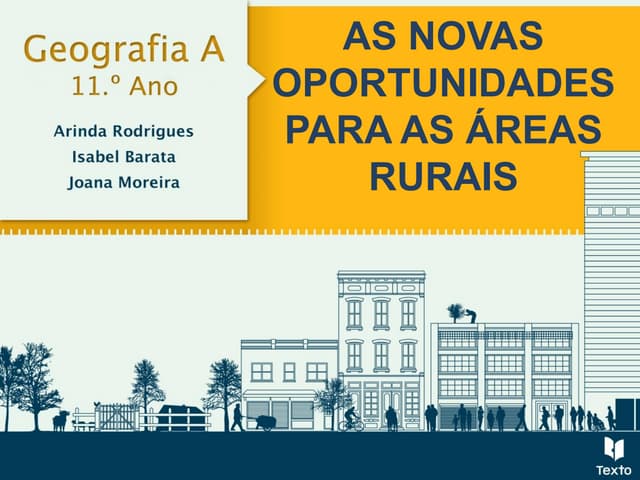 As novas oportunidades para as área...