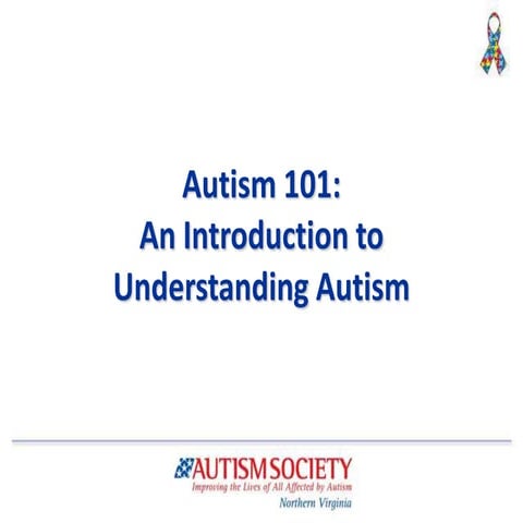 ASNV Autism 101 Second Edits