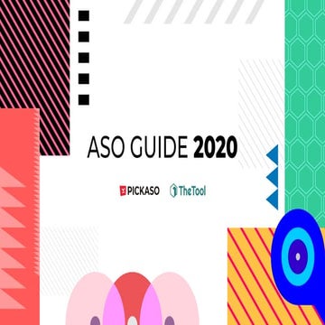 ASO Guide 2020 - App Store Optimization Manual by PICKASO & thetool