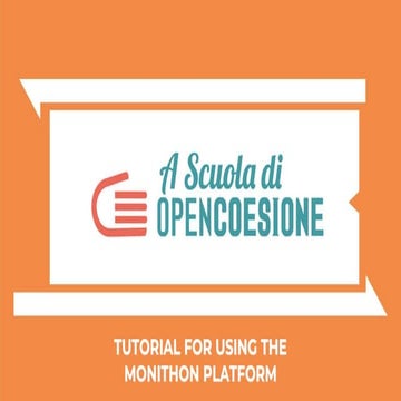 Tutorial for using the Monithon Platform  - ASOC2324 EN