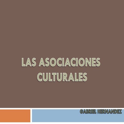 Asociaciones culturales