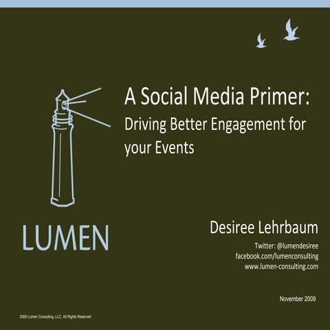 A Social Media Primer Driving Better Engagement For Your Events