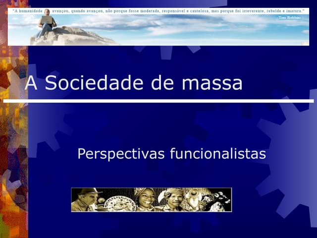 A Sociedade De Massa