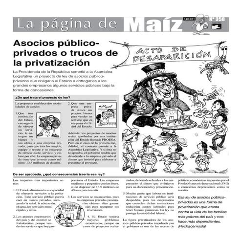 Causas y consecuencias de las privatizaciones | DOCX