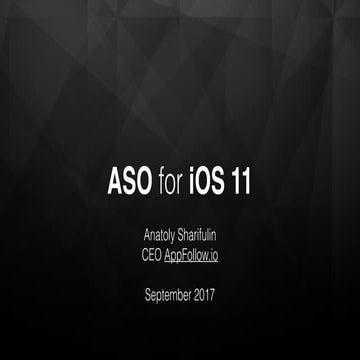 ASO for iOS 11