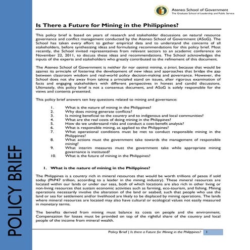 ASoG Mining Policy Brief 