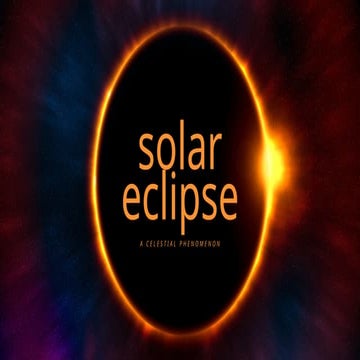 A solar eclipse is a stunning astronomical event that occurs when the ...